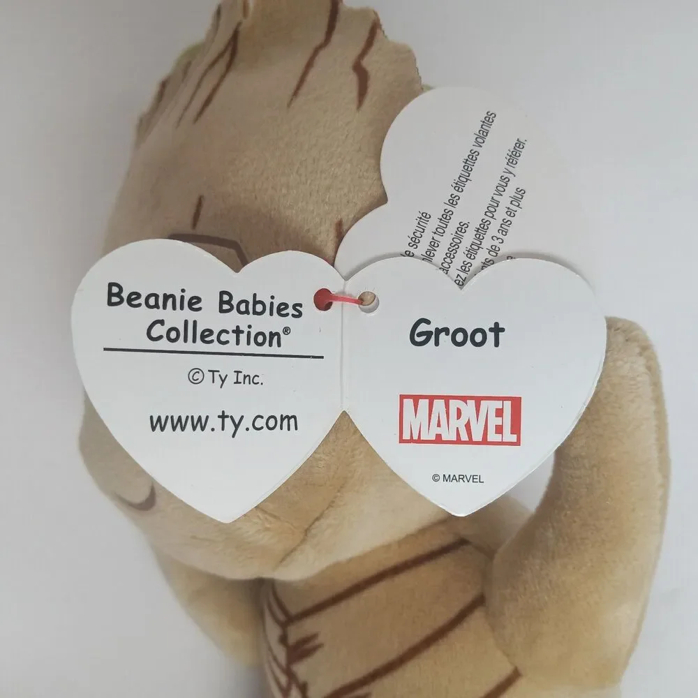 Ty Beanie Babies Groot Plush Marvel Guardians Of The Galaxy 7